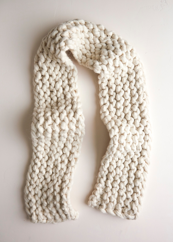 Jumbo Garter Scarf - Purl Soho, Beautiful Yarn For Beautiful KnittingPurl  Soho