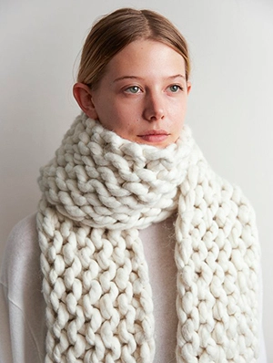 Jumbo Garter Scarf | Purl Soho