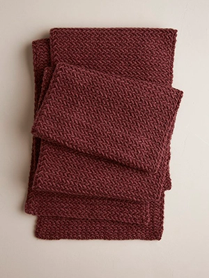 Mini Herringbone Scarf in Understory | Purl Soho