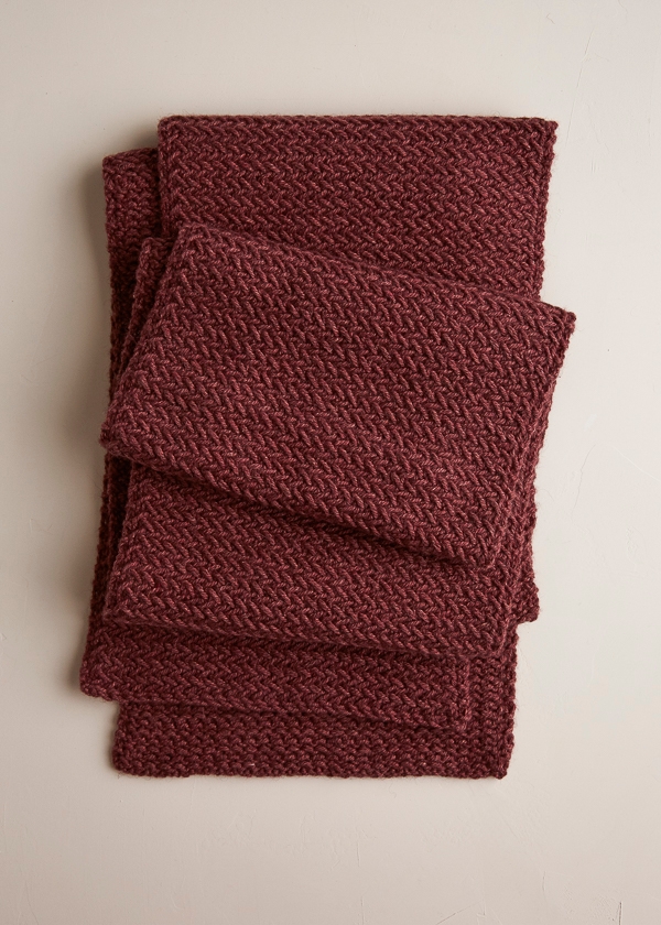 Mini Herringbone Scarf in Understory | Purl Soho