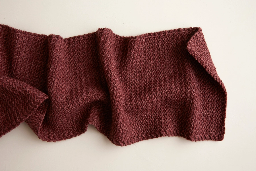 Mini Herringbone Scarf in Understory | Purl Soho