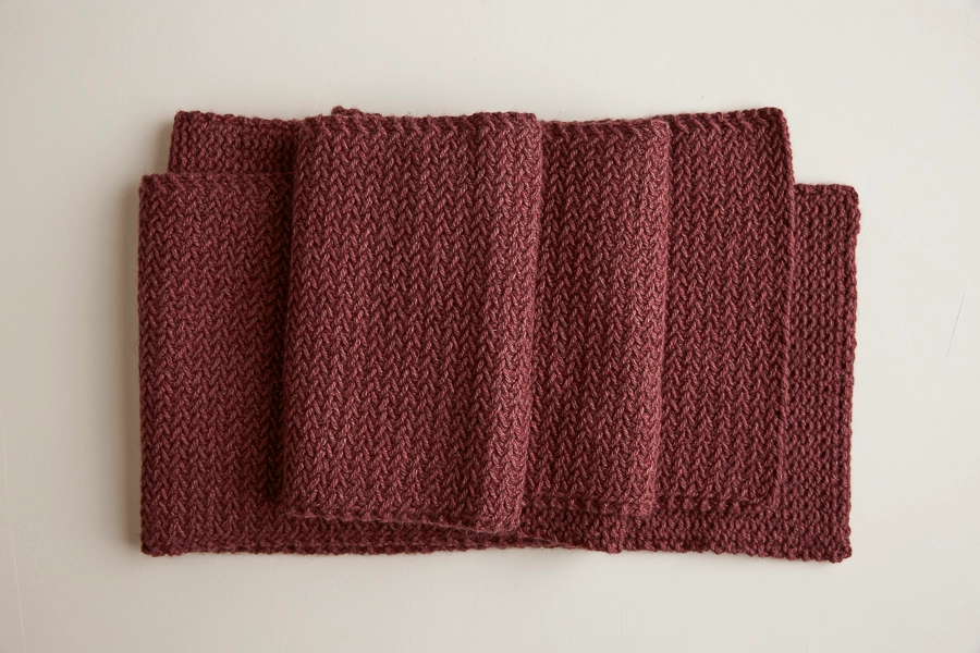 Mini Herringbone Scarf in Understory | Purl Soho