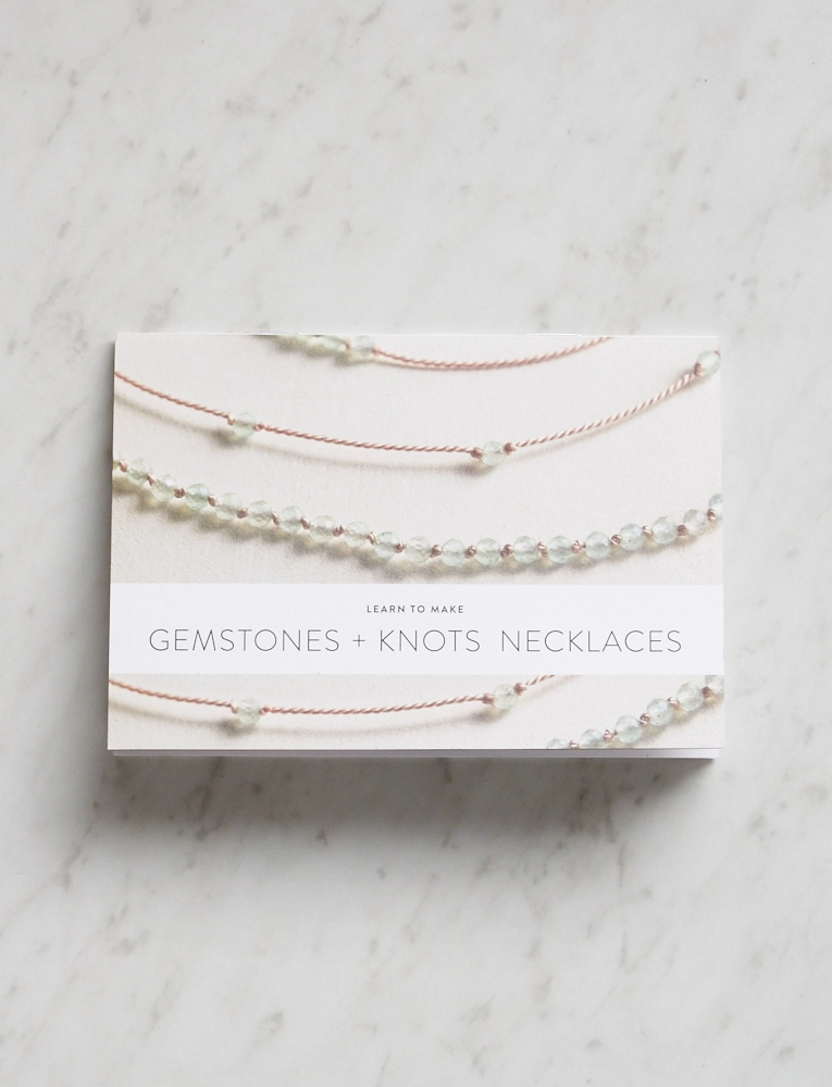 Gemstones + Knots Necklaces | Purl Soho