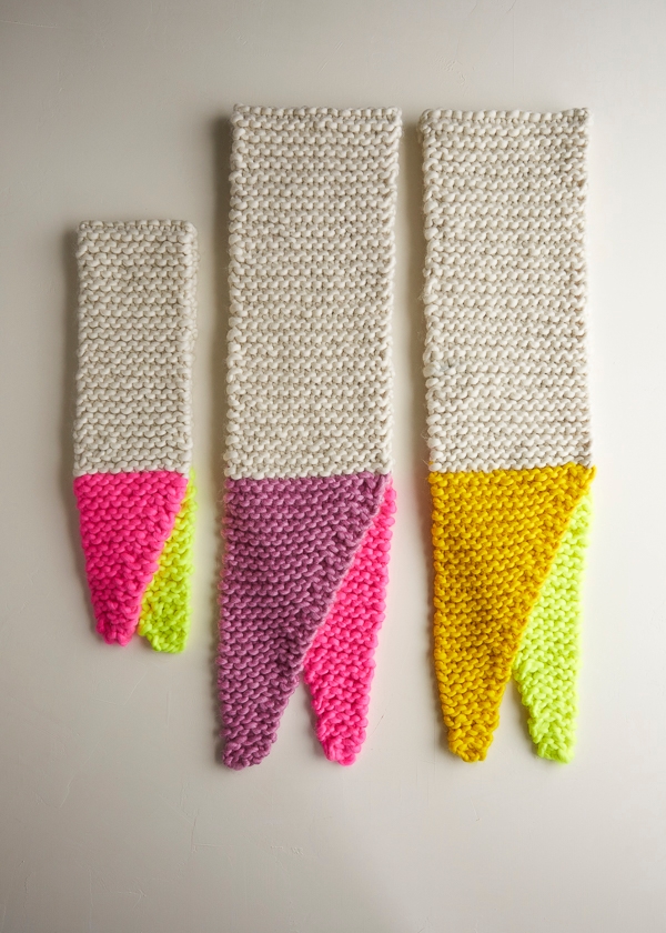 Color Tipped Scarf in Gentle Giant | Purl Soho