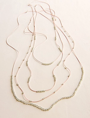 Gemstones + Knots Necklaces | Purl Soho