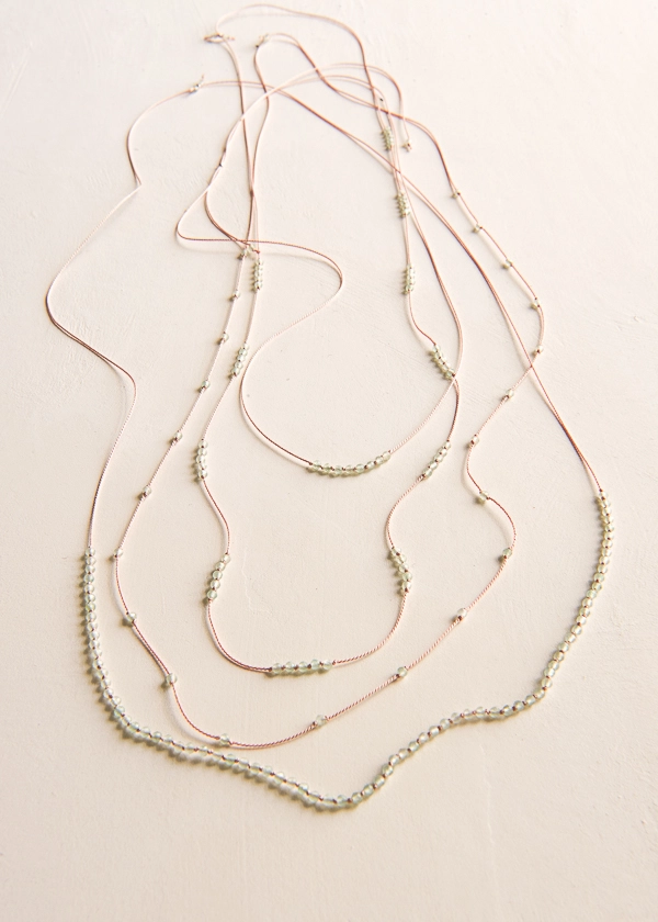 Gemstones + Knots Necklaces | Purl Soho