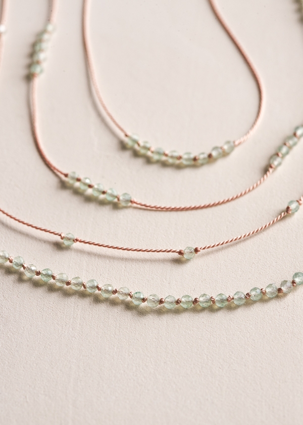 Gemstones + Knots Necklaces | Purl Soho