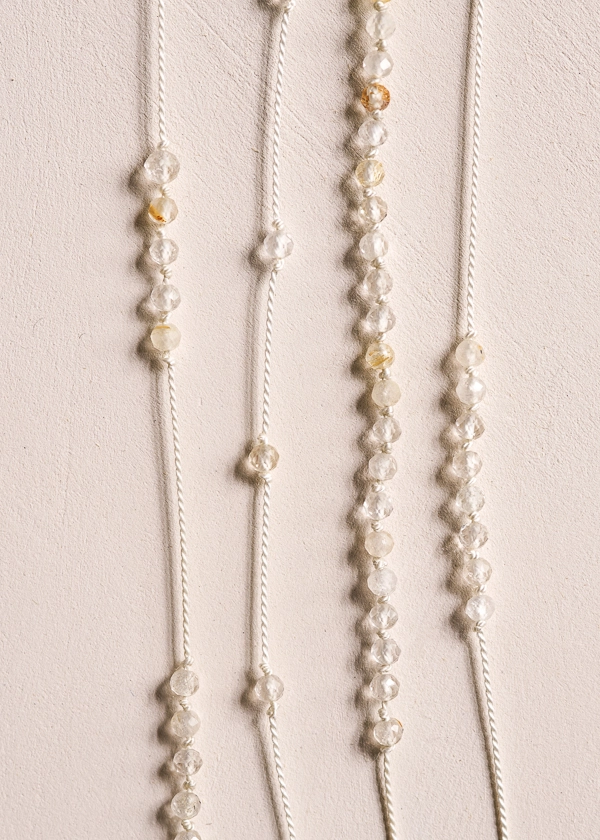 Gemstones + Knots Necklaces | Purl Soho