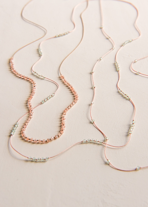 Gemstones + Knots Necklaces | Purl Soho