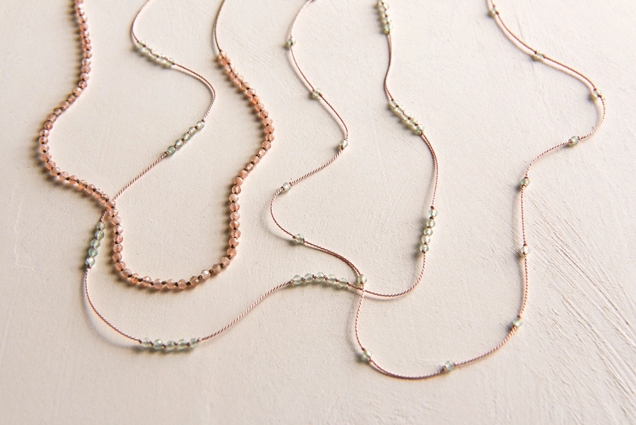 Gemstones + Knots Necklaces | Purl Soho