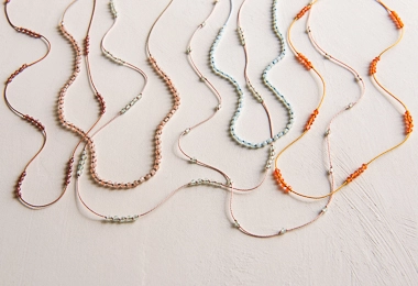 Gemstones + Knots Necklaces