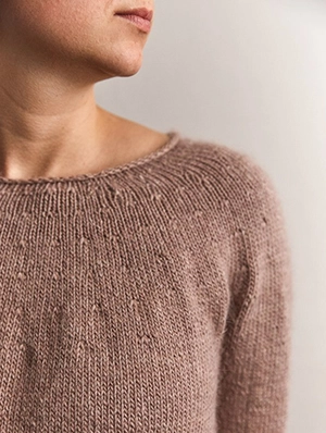 Top-Down Circular Yoke Pullover | Purl Soho