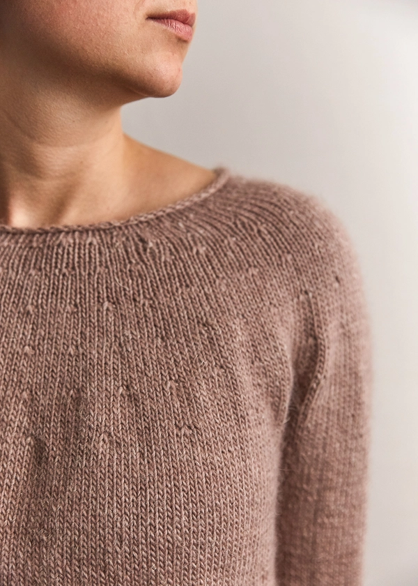 Top-Down Circular Yoke Pullover - Purl Soho | Beautiful Yarn For