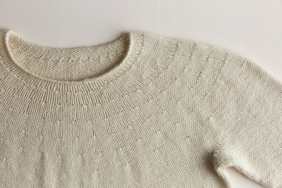 Top-Down Circular Yoke Pullover | Purl Soho