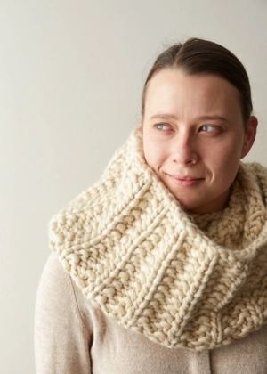 Mistake Rib Cowl in Gentle Giant | Purl Soho