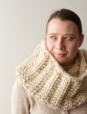 Mistake Rib Cowl in Gentle Giant | Purl Soho