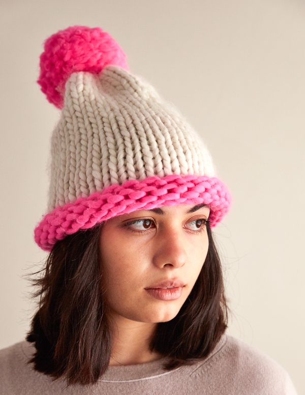 Amber Beanie Knitting Machine Tutorial 