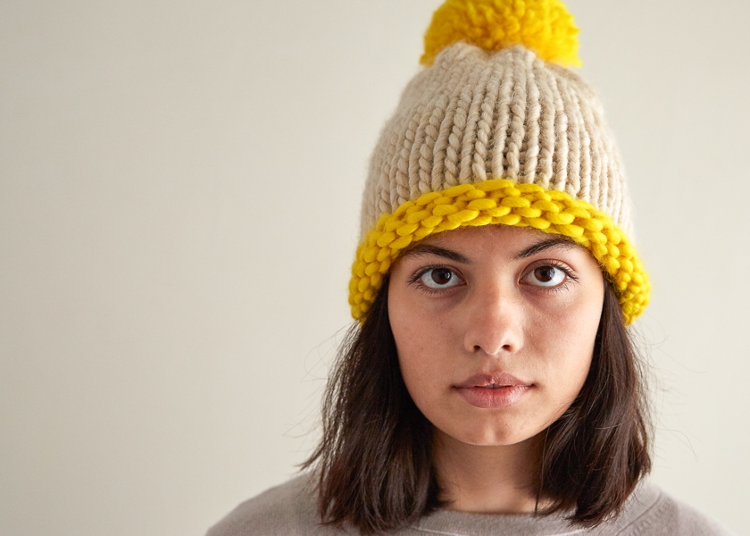 Two-Color Homestretch Hat | Purl Soho