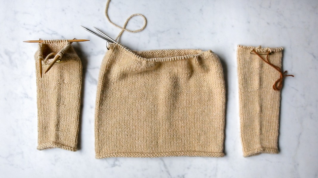 Joining Sleeves to Body | Purl Soho