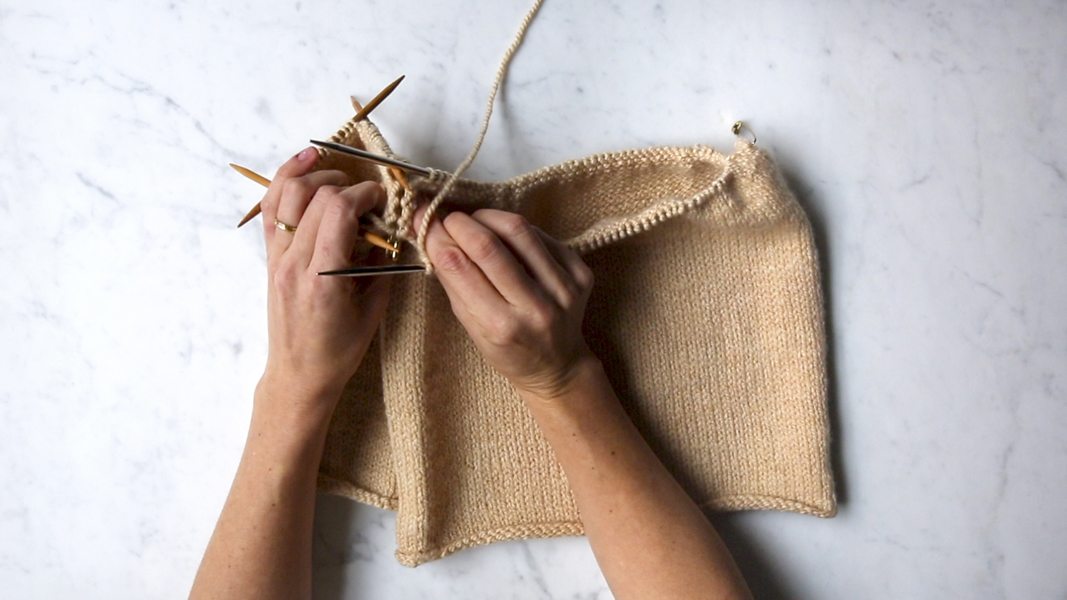 Joining Sleeves to Body | Purl Soho