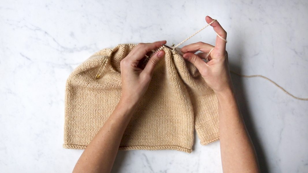 Joining Sleeves to Body | Purl Soho