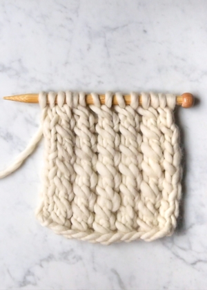 Elongated Mock Cable Stitch | Purl Soho