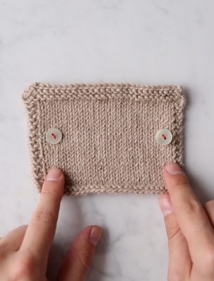 Sewing a Button onto Knitwear | Purl Soho