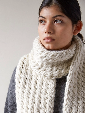 Snow Tracks Scarf | Purl Soho