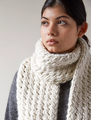 Snow Tracks Scarf | Purl Soho