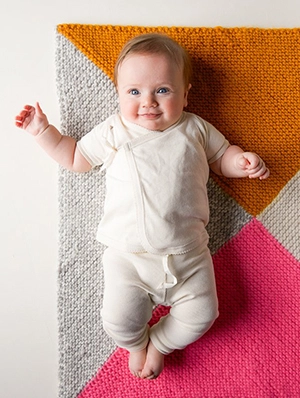 Four Points Baby Blanket in Super Soft Merino | Purl Soho