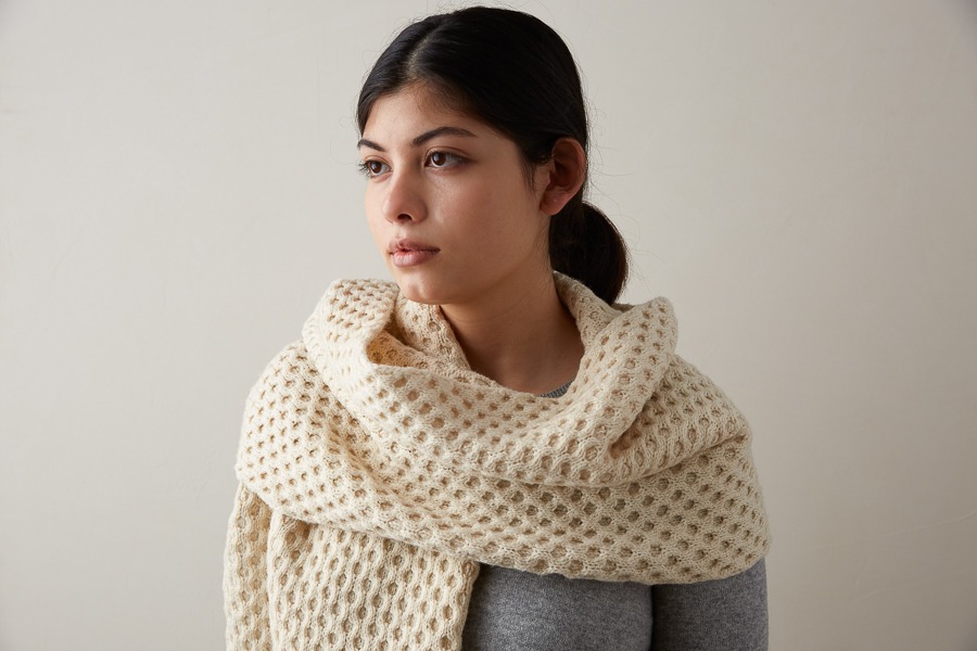 Honeycomb Wrap | Purl Soho