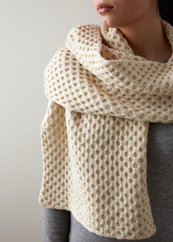 Honeycomb Wrap | Purl Soho