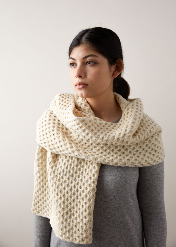 Honeycomb Wrap | Purl Soho