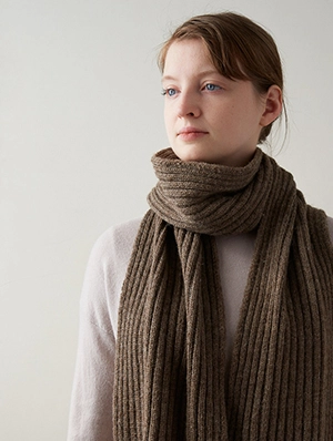 Lovely Ribbed Scarf | Purl Soho