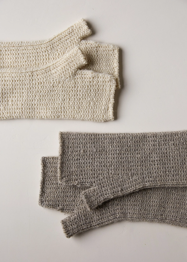 Slip Stitch Hand Warmers | Purl Soho