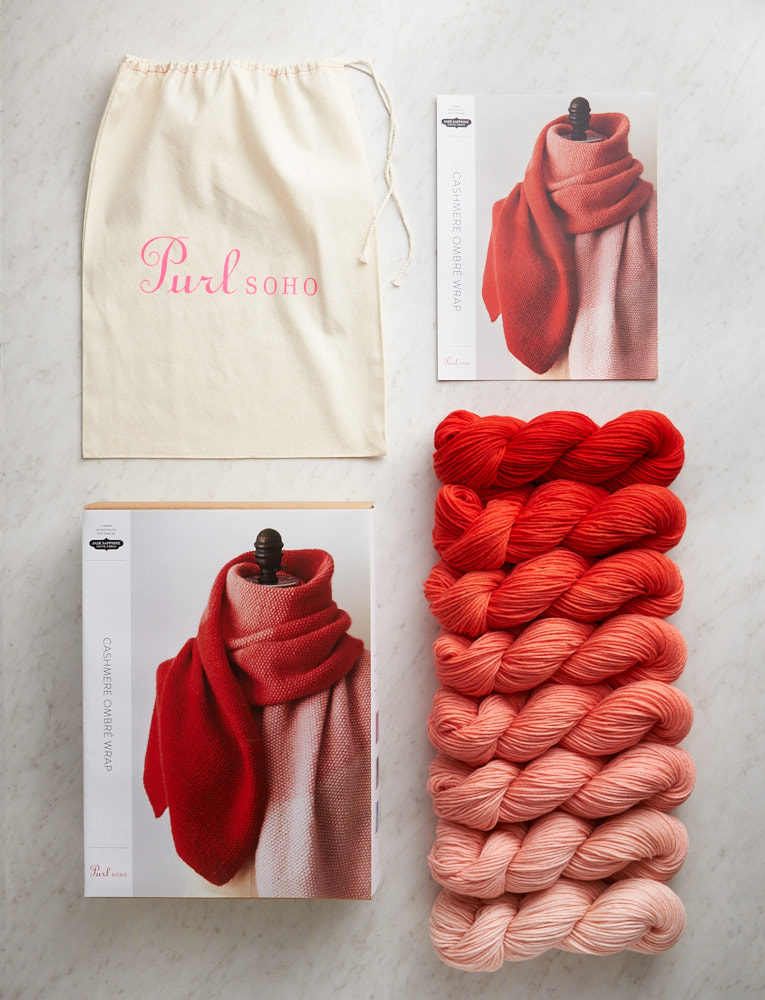 Cashmere Ombré Wrap Kit in New Colors | Purl Soho