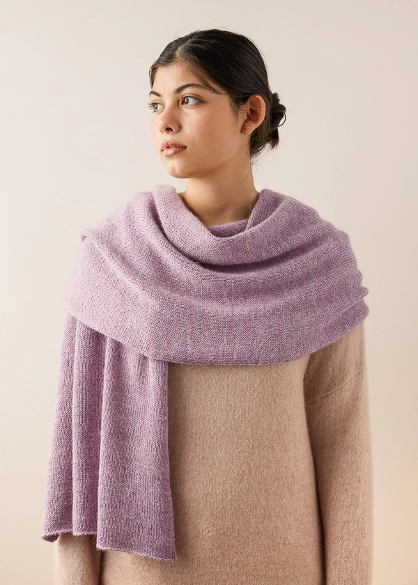 Elementary Wrap In Linen Quill | Purl Soho