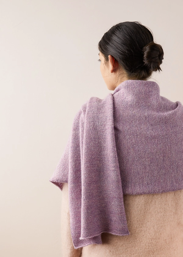 Elementary Wrap In Linen Quill | Purl Soho