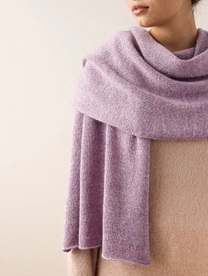 Elementary Wrap In Linen Quill | Purl Soho