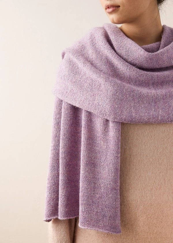 Elementary Wrap In Linen Quill | Purl Soho