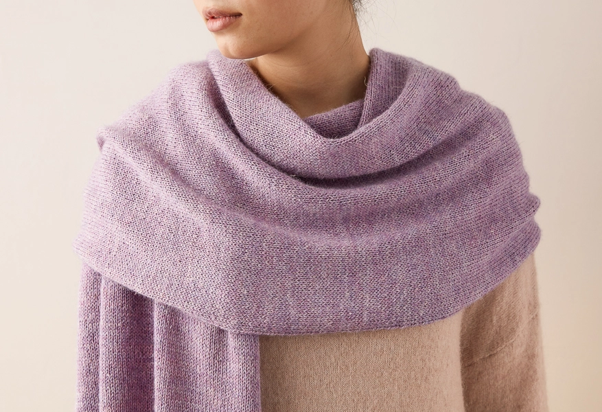 Elementary Wrap In Linen Quill | Purl Soho