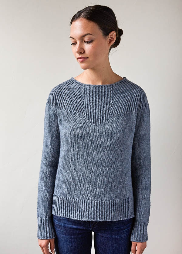 Faceted Yoke Pullover | Purl Soho