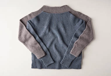 Faceted Yoke Pullover