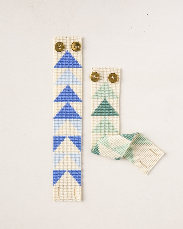Flying Geese Beaded Cuff | Purl Soho