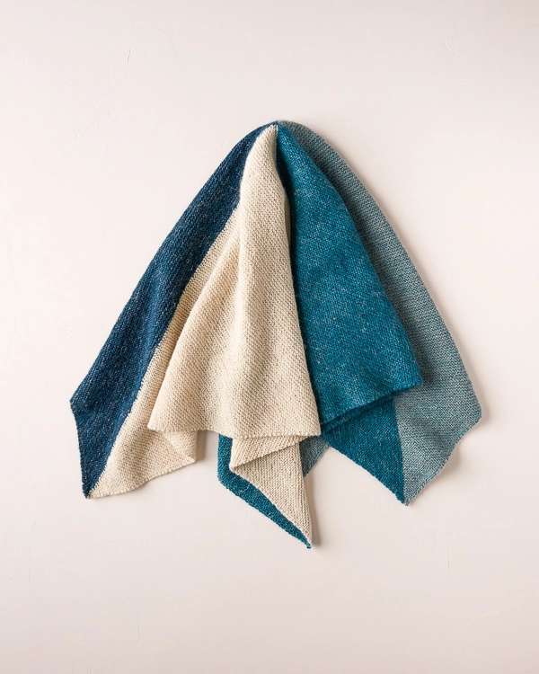 Knit Four Points Baby Blanket in New Colors | Purl Soho