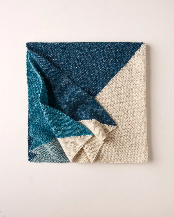 Knit Four Points Baby Blanket in New Colors | Purl Soho