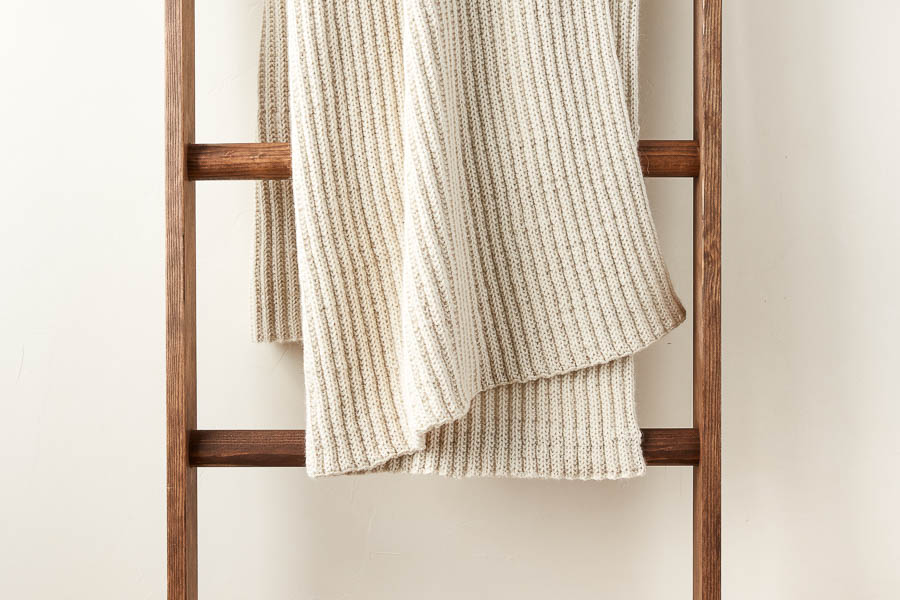 No-Purl Ribbed Blanket | Purl Soho