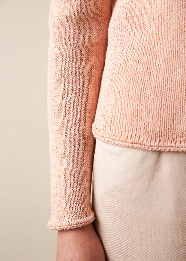 Lightweight Raglan Pullover in Cattail Silk | Purl Soho