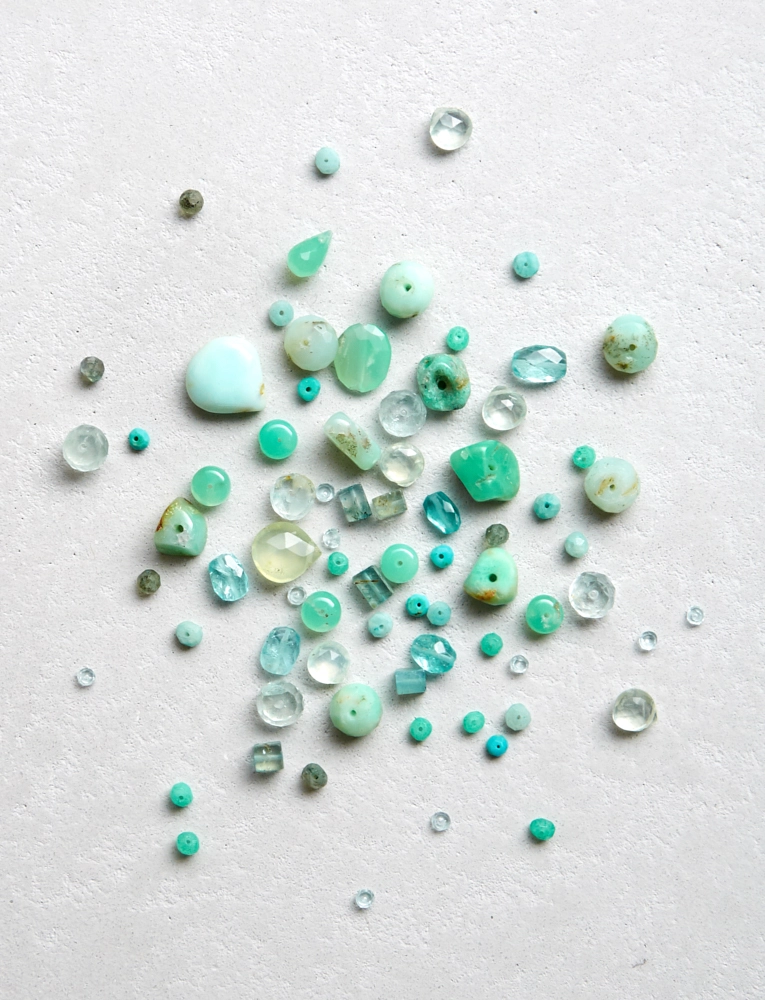 Floating Gemstones Necklace | Purl Soho