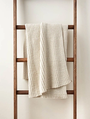 No-Purl Ribbed Blanket | Purl Soho